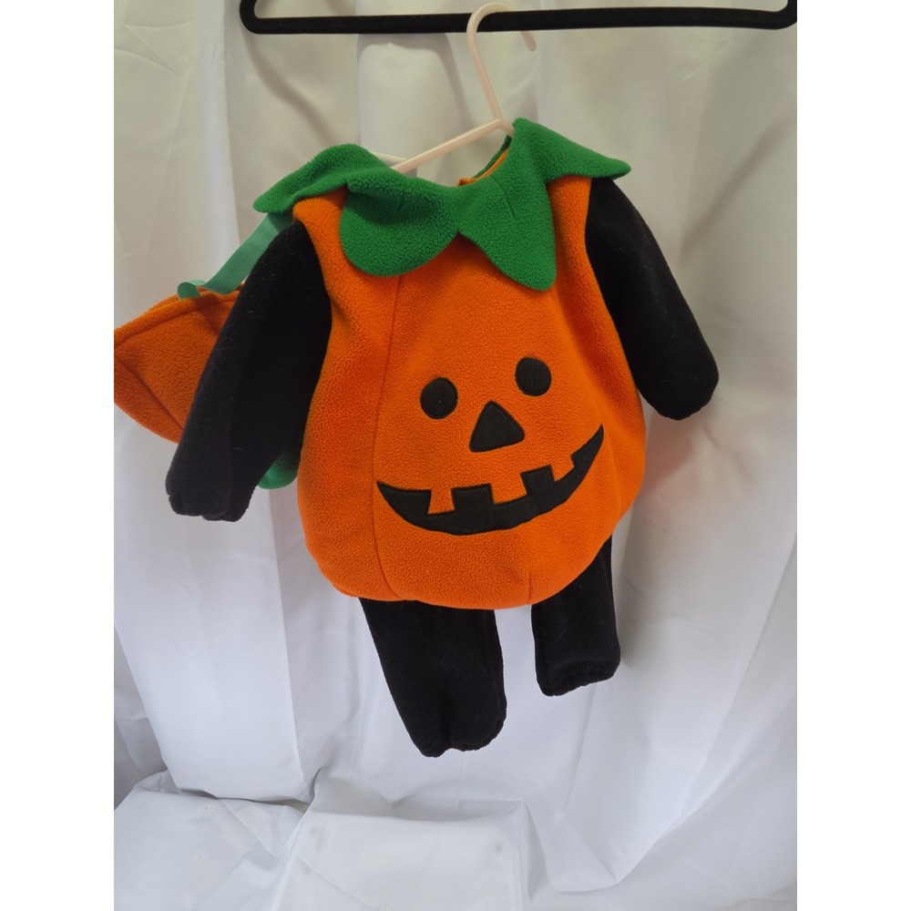 MiniWear 3-piece Orange Pumpkin Costume 6-9months Vintage Very Warm